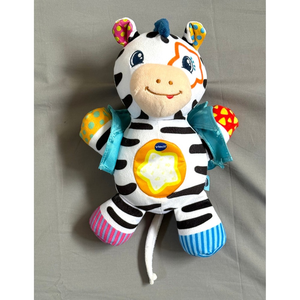 Vtech Baby Toy Bundle Activity Cube Phone Caterpillar Puppy Zebra Soccer Ball - Picture 8 of 8